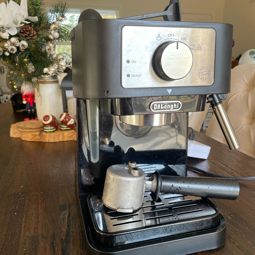 DeLonghi Black Espresso Machine